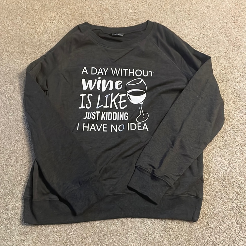 Wine Crewneck/ Long Sleeve
